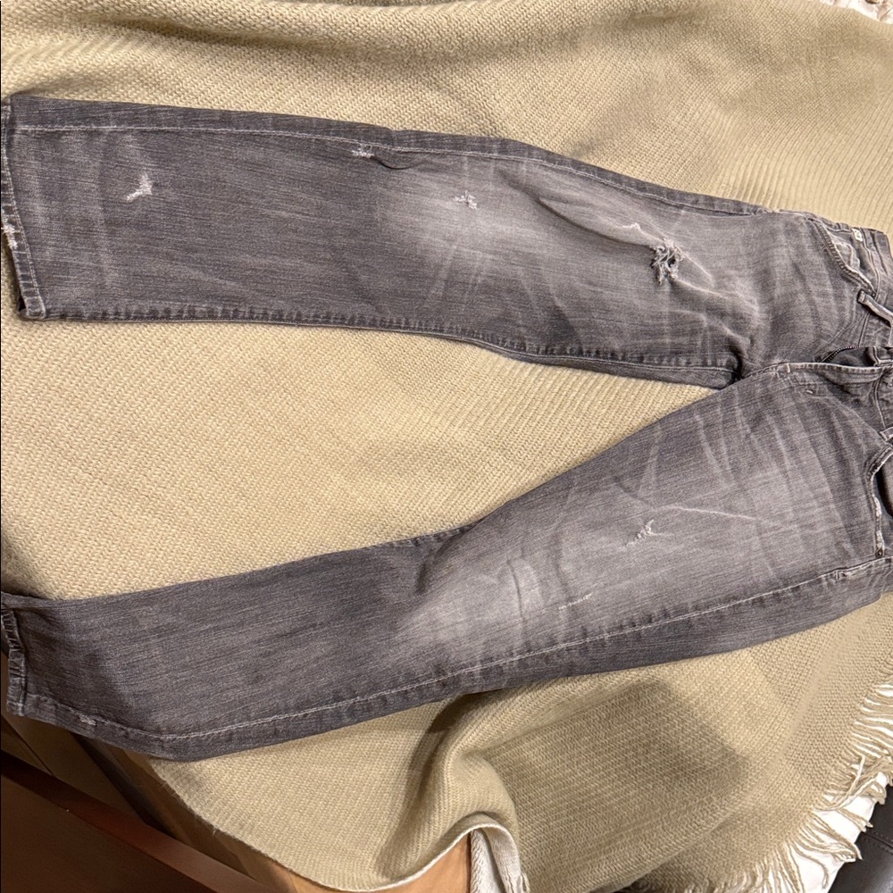 Citizens Of Humanity Women's Gray Straight Leg Jeans